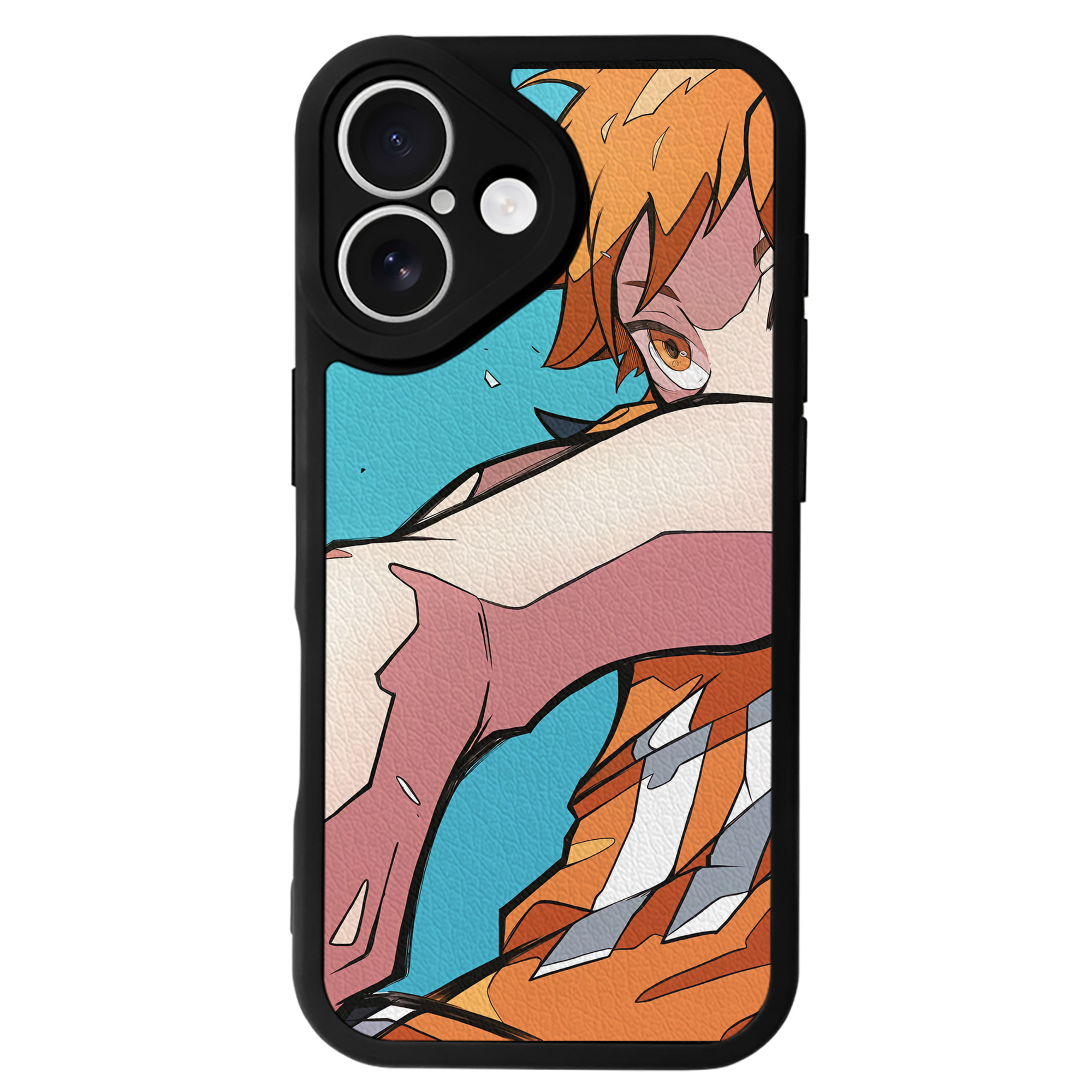 （画像用） ハイキュー!! Haikyu!! 【iPhone 16シリーズ対応】シリコンスマホケース（レザー調） 材質：シリコン